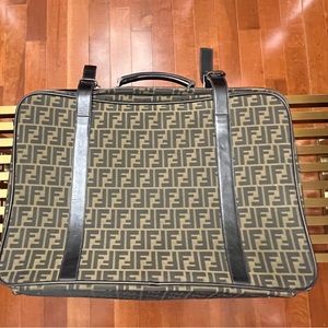 Vintage Fendi luggage. Large briefcase style.